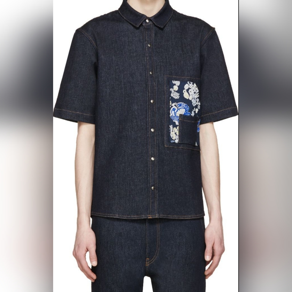 Jil Sander Blue Denim Shirt - Picture 9 of 9